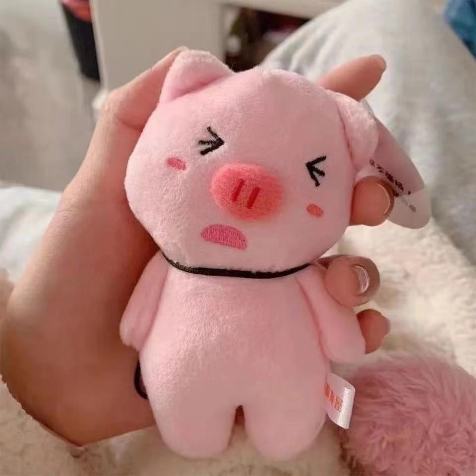 Adorable Plush Hanging Pig Backpack Charm Keychain Soft Toy Cute Birthday Gift