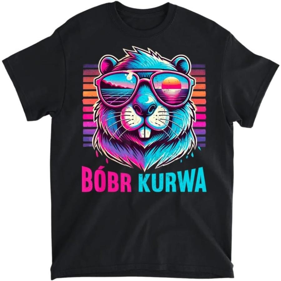 Bobr Kurwa La Pierdole Polish Beaver Lover Beaver T-Shirt 1, Tank Top, Long Sleeve, Sweatshirt, Hoodie Men Women Kids Made in Canada Black XXXXXL разноцветный