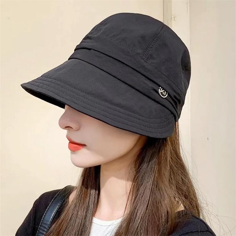 

Sunscreen hat Ruth sun hat spring summer bucket hat face small sun hat UV protection cap Adjustable