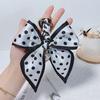 Modern Stylish Silk Scarf Keychain With Butterfly Design Popular Car Ring Key