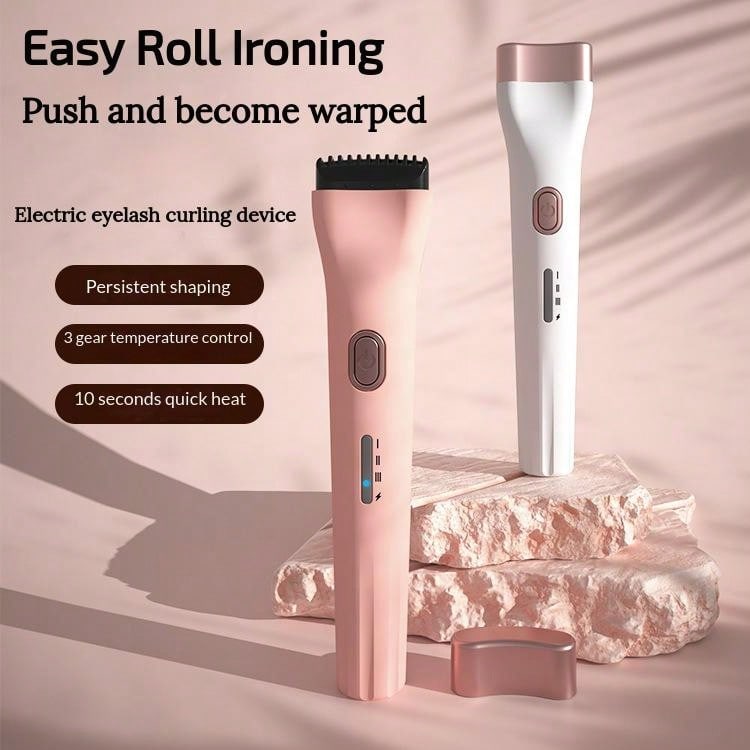 

Electric Heated Eyelash Curler Rechargeable Handheld розовый