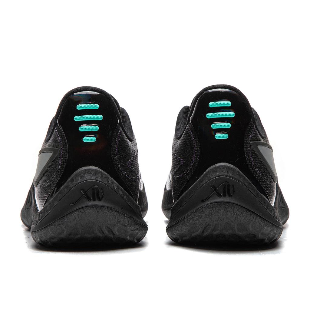 Li Ning Sonic 14 Cushioning Slip Resistant Breathable Rebound Grip Low top Basketball Shoes Men's Black ABAW015-7