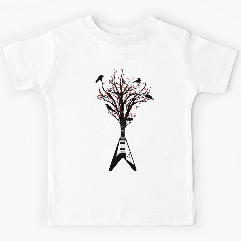 The guitar tree, heavy metal version Kids T-Shirt 160