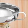 1/2Pcs Stainless Steel Funnel with Non-Slip Handle, Food Grade Metal Kitchen Filling Funnel, Wide Mouth Canning Funnel for Bottles & Jars