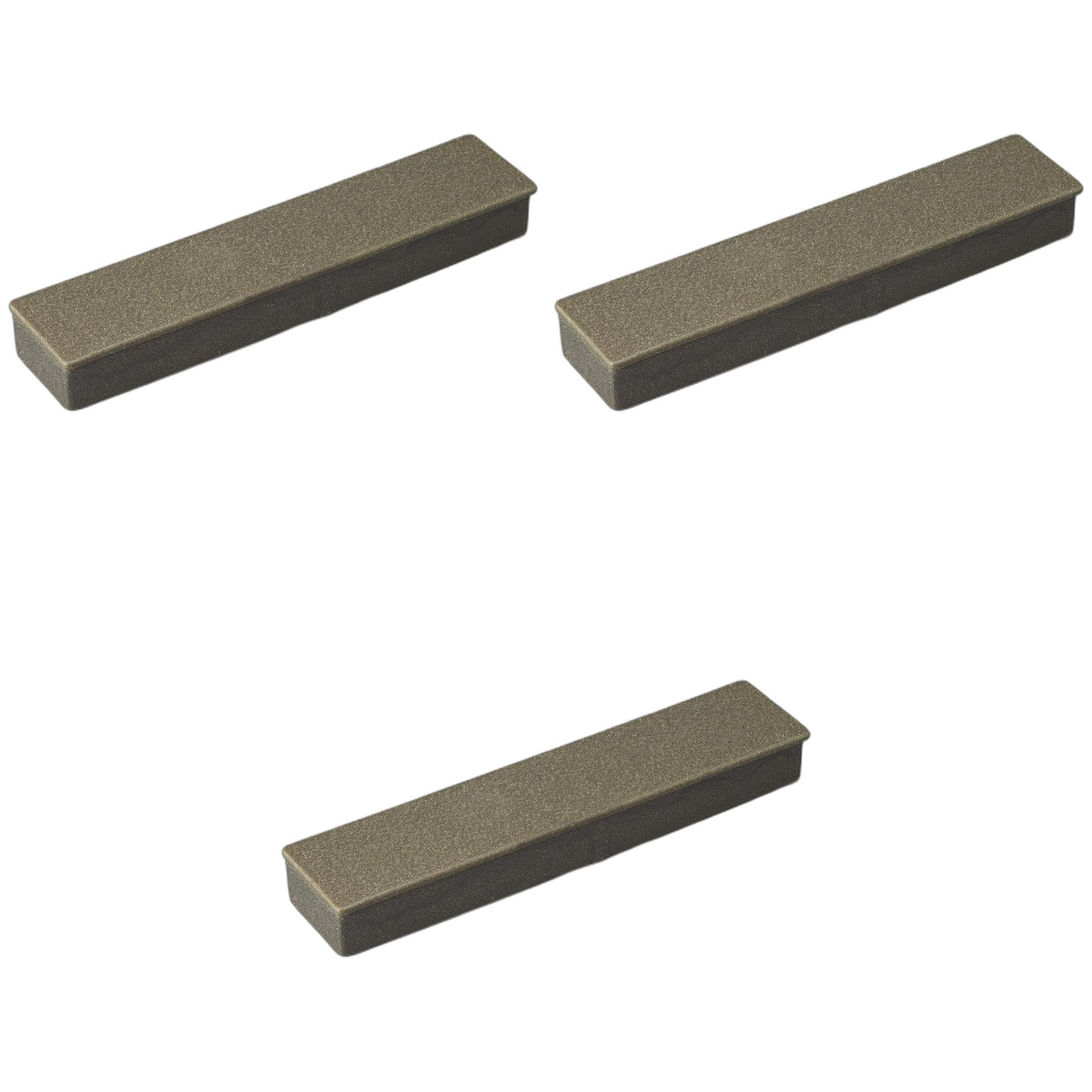 

Setomonohonpo (Setomonohonpo) Set of 3 Black Iga Rectangular Box Bowls [27 x 6 x 3.3cm] | Ceramic Long Plates