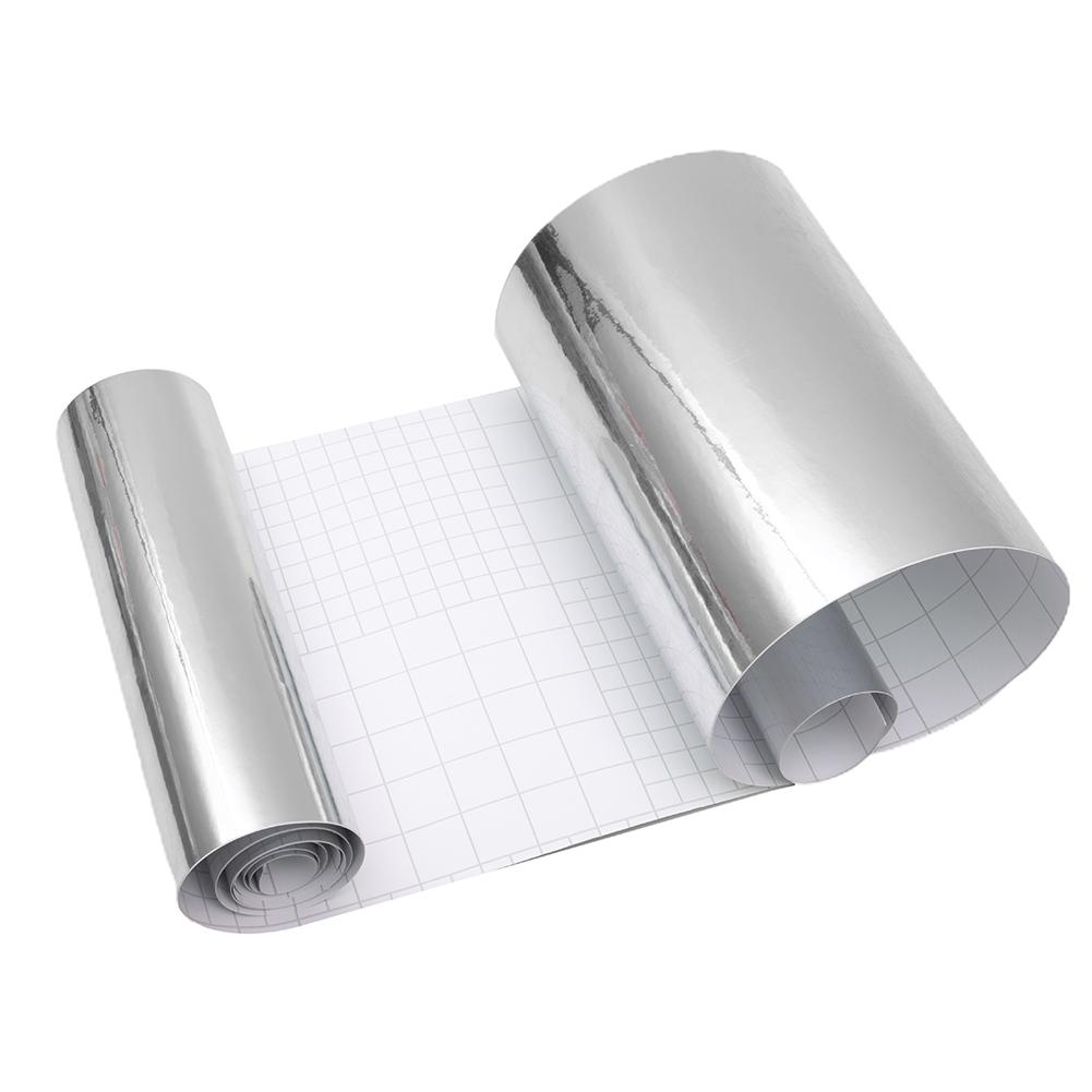 1 role 20 cm * 152 cm Chromové zrcadlové vinylové fólie Samolepka na auto Obtisk Chráněná Samolepicí Kryt na motorku Kolo Autopříslušenství