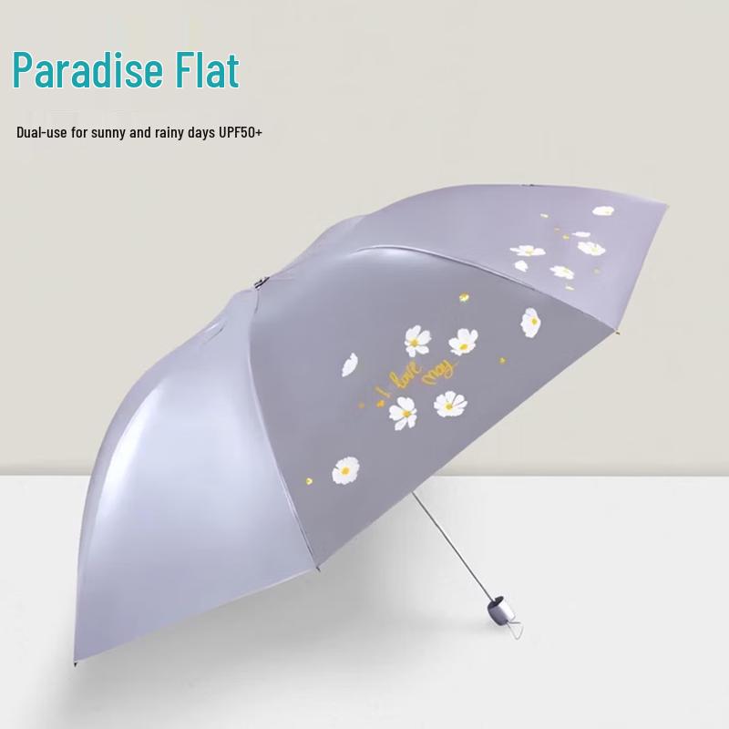 Paradise Umbrella 3-Fold UV Protection Sun and Rain Umbrella