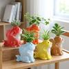 Fish-shaped Ceramic Succulent Planter Unique Hydroponic Planter Cute Plant Pot Ornament Garden