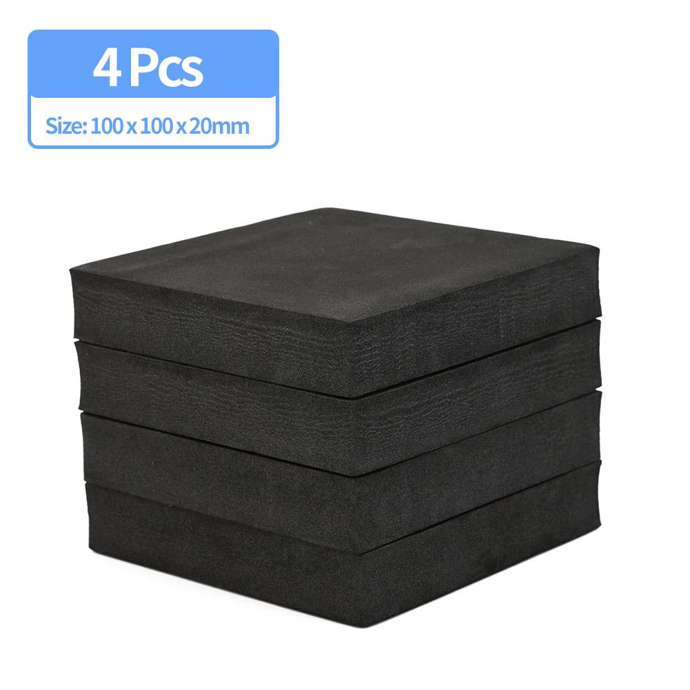 4-20 шт. Виброгасящие прокладки Губчатые Нескользящие коврики Квадратные Универсальные Бесшумные прокладки Амортизирующая прокладка для холодильника Амортизатор Подушка