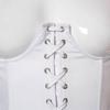 Fashion Solid Color Corset Tops Chest Support Elegant Patchwork Curver Shaper Bustier with Bandage for Womens