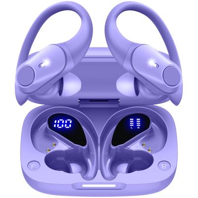 Bluetooth Wireless Up To 40 Hours of Sound AAC LED No Accidental Button Comfortable IPX7 Sports Suitable for Web Earbuds, Earbuds, Over-the-Ear