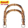 1-2pcs 2025 New Women Bag D-type Bamboo Handle DIY Handmade Handbag Handles Bag Accessories Handle Replacement