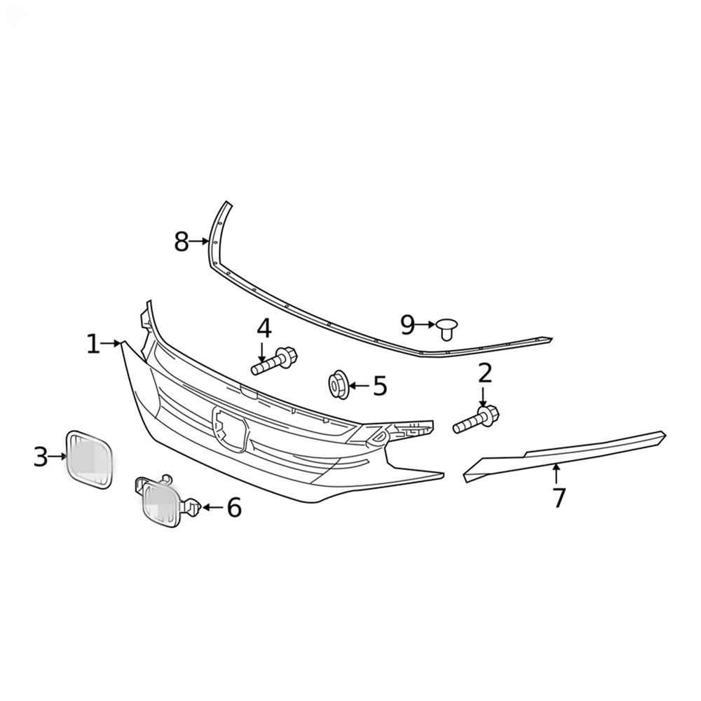 For Honda Rubber Hood Seal 74146-TEA-T00 New