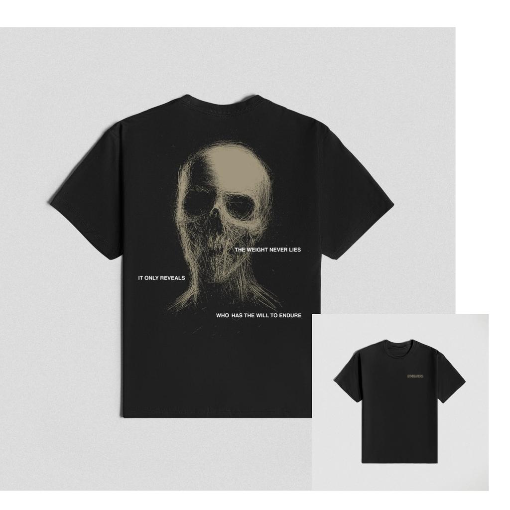 Skull Graphic Fitness Training Gym Leisure Tshirt Luxury Brand for Men and Women Top 2026 New