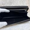 Used Beautiful Condition  Prada Long Wallet, Saffiano Leather, Metal Logo, Zip Closure, Black