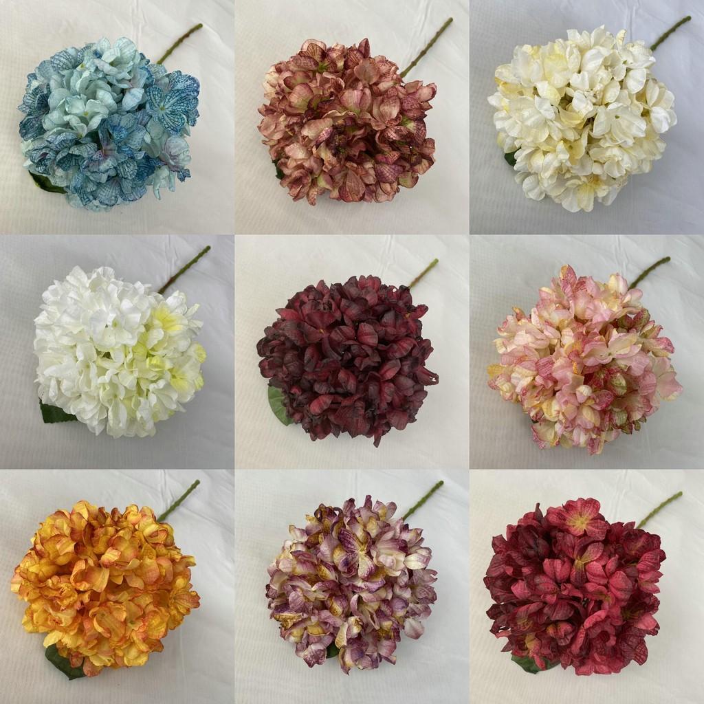 Künstliche Hortensienblume für DIY Büro Heimstyling Dekorationen Hochzeit