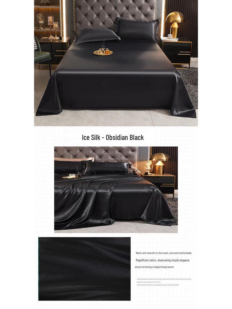 Sommer Kühl Eis Seide Bettlaken - Wasser gewaschen, Einzel-/Doppel