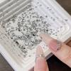1440Pcs Multi-Shape Mixed Resin Rhinestones Nail Charms Shiny Flat Back Diamonds Gems Diy Nail Art Decorations