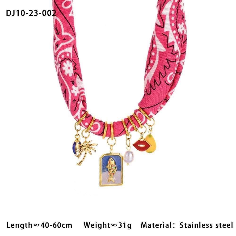 Colorful Collarbone Chain Cool Style Clavicle Chain New Scarves Necklace  Girls