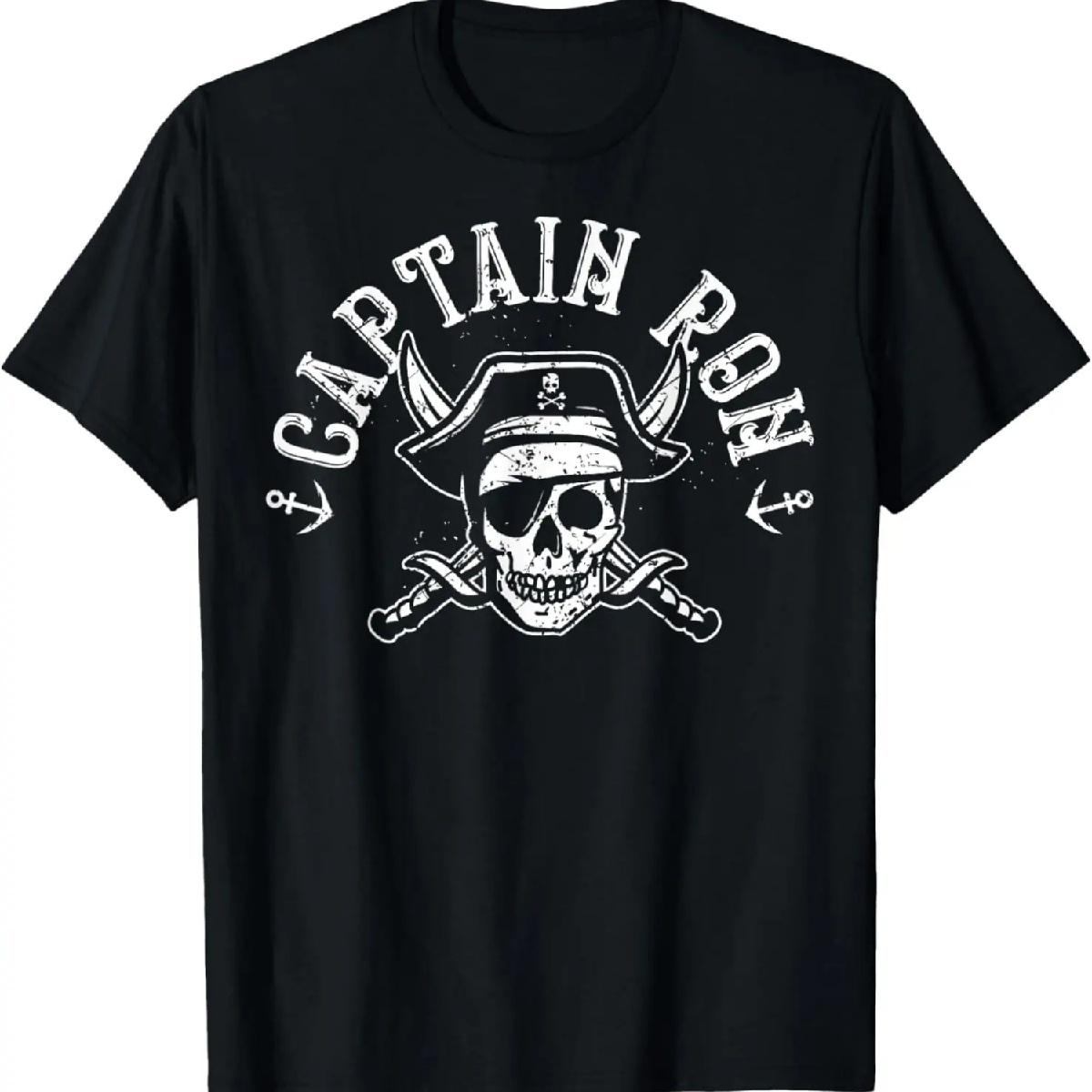 

Funny Captain Ron Pirate Gift Design Joke Idea T-Shirt XXXXXL чорний