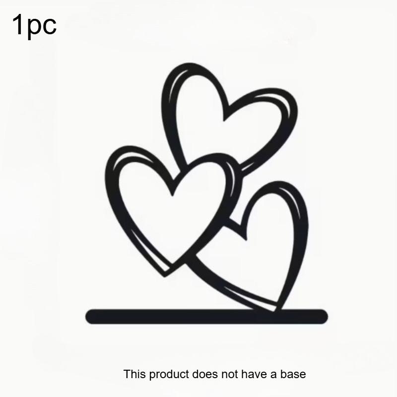 

1pc Minimalist Heart Desktop Decor Wooden Love Ornament Coffee Table Study Desk Home Decoration for Housewarming Valentine Gifts