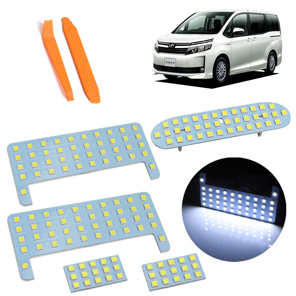 Toyota 80 Series Room Lamp LED Interior with Dedicated Tool 80 Voxy/Noah (Early/Late Model) - Light, White, (Toyota Voxy/Noah Series) белый