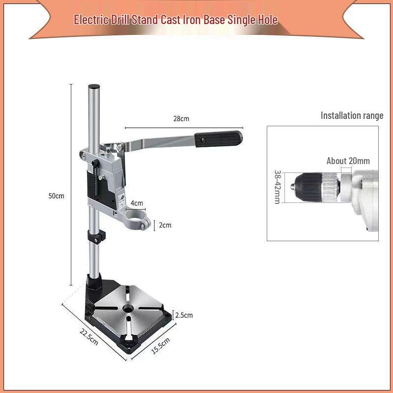 Multifunctional Hand Drill Stand: Converts Electric Drill To Bench Drill with Mini Pliers