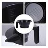 Hair Dye Bowl for Salon Hair Dyeing Bowl Kit 20Pcs Black