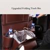 Multifunctional Car Trunk Hanging Bag Seat Back Organizer With Dining Table Tray Interior Accessories For Garbage And Storage