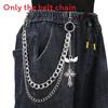 Metal Cross Heart Wing Body Chain With Lobster Clasp For Unisex Adults