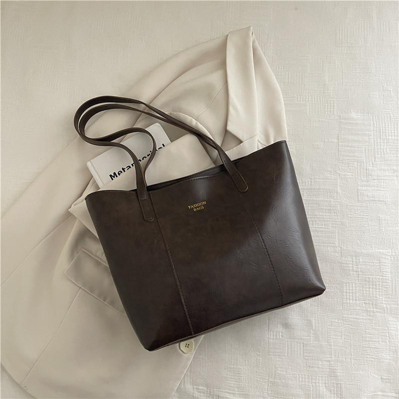 

Large capacity bag women s new fashion sense casual simple tote bag commuter underarm shoulder portable women s bag