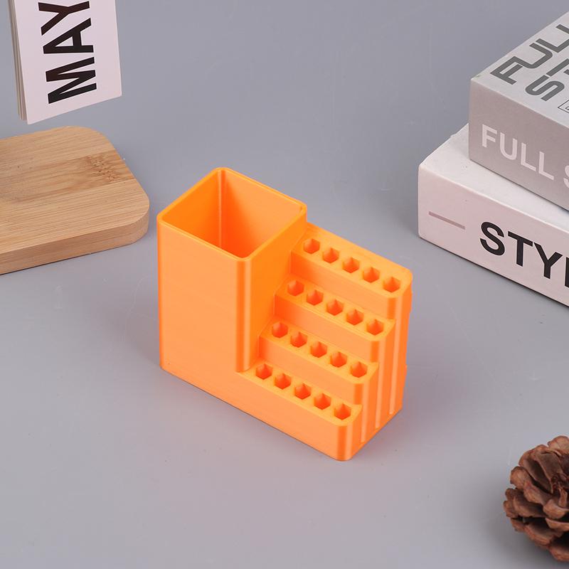 1Pc Drill Holder 20/50 Holes Bit Organiser Screwdriver Head Storage Toolbox Hole Board Screwdriver Stand Hex Shank Organiser