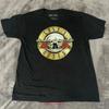 Guns N Rose T Shirt Black Mens Size Large L  Rock Band Retro Vintage Washed Comfortable Streetwear Fashion Casual