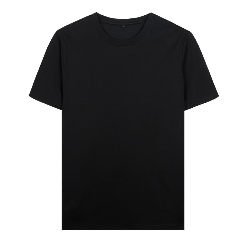 Three Proof Printed Cotton Soft T-shirt with Summer Breathability and Versatile Short Sleeves 81262M0410