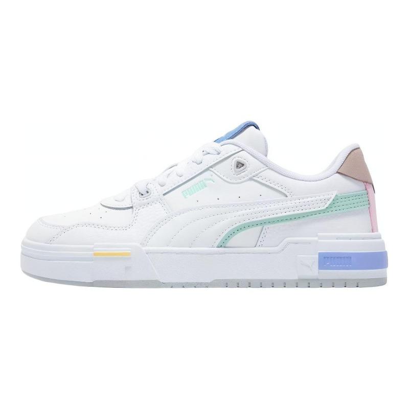 PUMA Ca Pro Glitch Pastel Unisex Low Top Skate Shoes White Blue 392010-02 35.5
