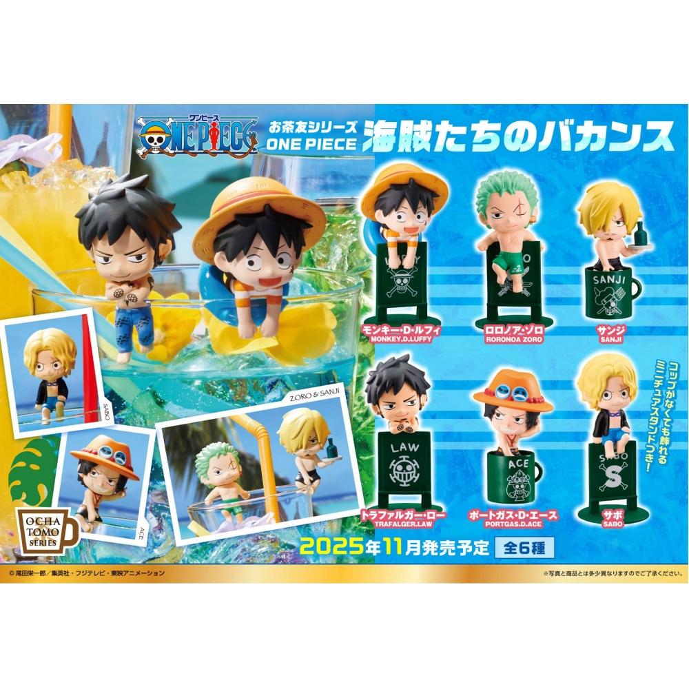 One Piece Ochatomo Series One Piece Pirates  Vacation  1box  8pcs   Reissue 