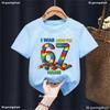Kids 67 Themed Colorful Print TShirt Soft Cotton Fabric Breathable and Comfortable Ideal for Toddlers and Childrendf0231