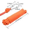10m Fishing Magnet Rope Heavy Rope with Carabiner Nylon High Strength Cord Safety Rope