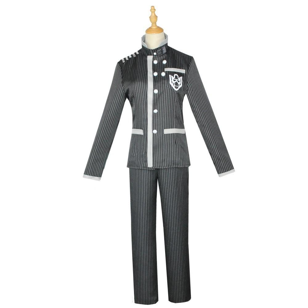 Danganronpa Saihara Shuichi Cosplay Attire With Knit Fabric For Role Play Events