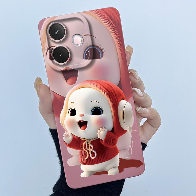 For Oppo A5 Pro 5G Phone Case Cute Panda Back Cover For Oppo A 5 Pro 2025 Full Protection Soft Liquid Silicone Anti Drop Housing