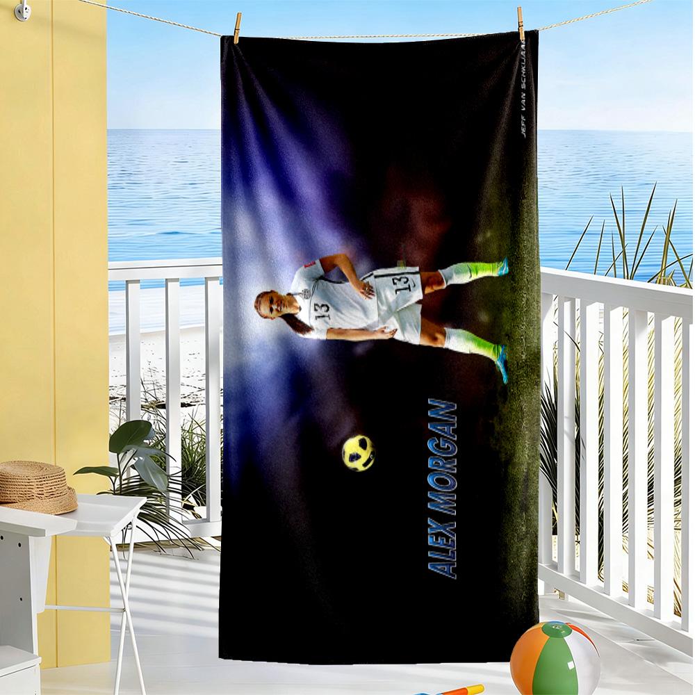 Borussia Dortmund's Star Player Beach Towel High Absorbency & Quick-Dry Comfortable Lightweight