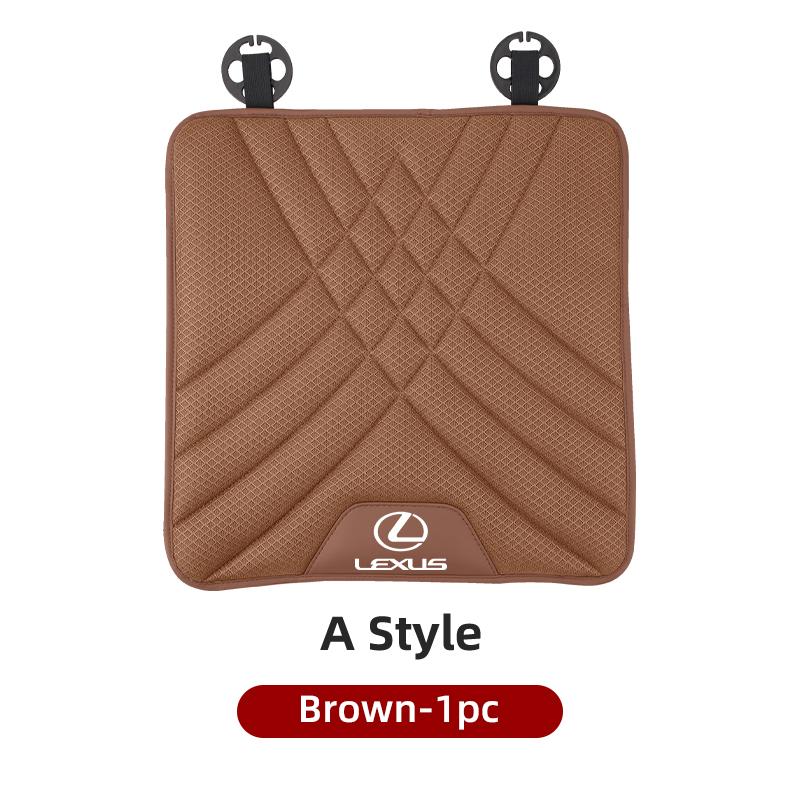 Coussin de siège en soie glacée pour voiture Respirant Antidérapant Housse de siège Accessoires Pour Lexus CT ES GS NX IS250 CT200h IS300h ES300h RX400 HD7