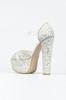 Damenmode-Stil High Heels Haut Kreuz Party Hochzeit Abendkleid Schuhe