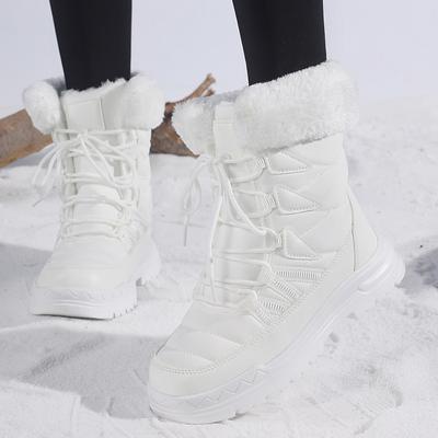 Neue Winter-Baumwollschuhe Damenschuhe High-Top Schneestiefel Warme rutschfeste Stiefel Langer Schaft