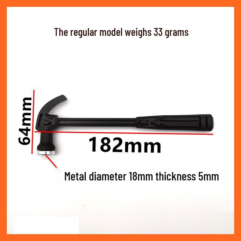 Mini Multifunctional Plastic Claw Hammer with No-Mark Nails – Archaeological Toy & Small Tools