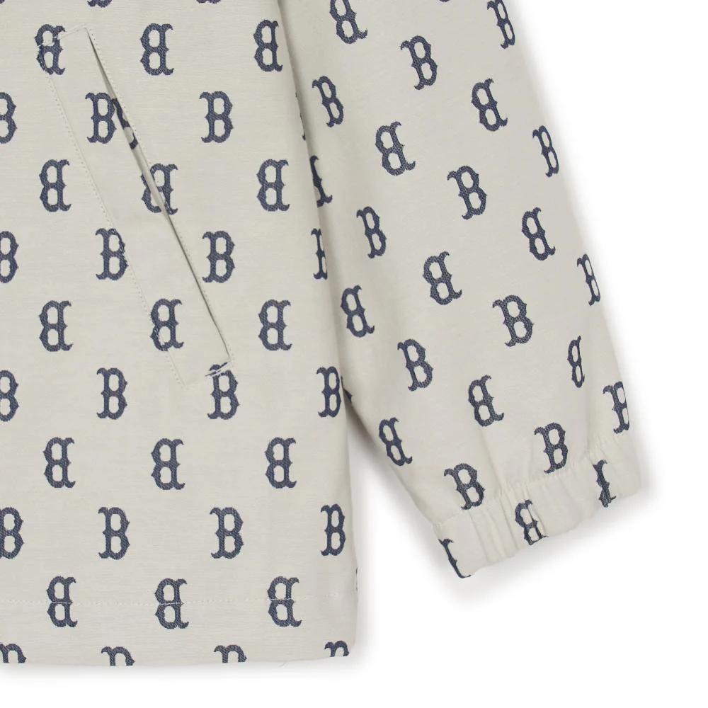 New MLB Boston Red Sox Shirt Unisex Dark Cream 3AWSM0444-43CRD