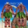 Jujiyuan Cosplay Moana Maui Halloween Adult Cosplay Anime Costume Set