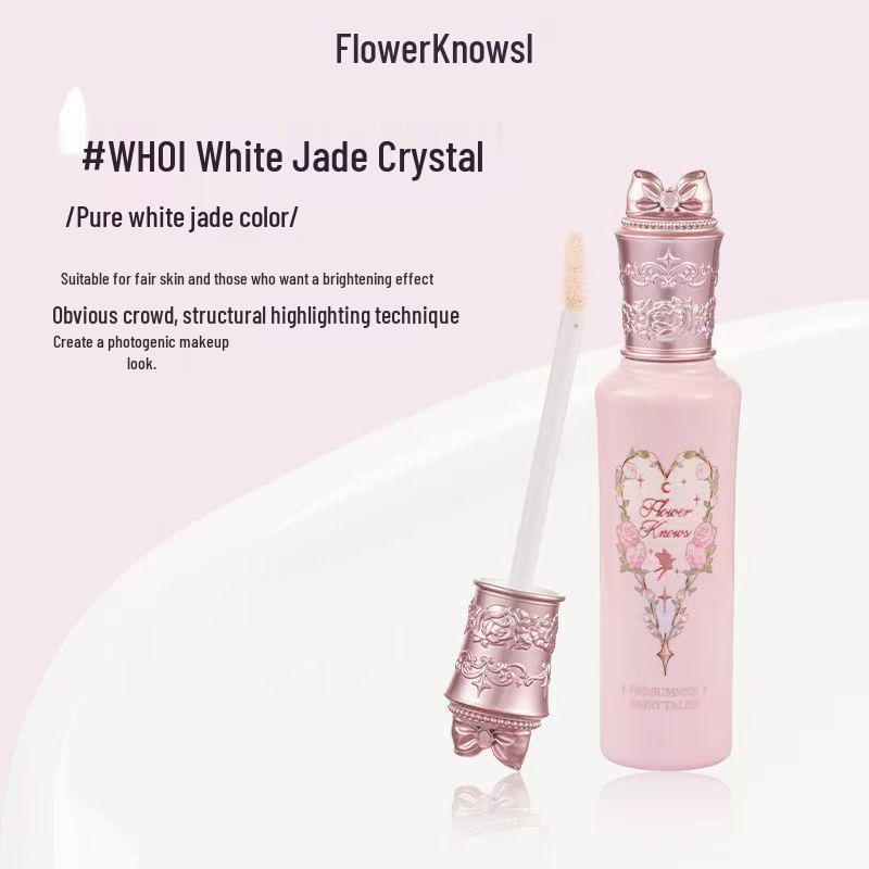 Hua Zhi Xiao Midsummer Night Brightening Concealer WH01/PK02: Long-Lasting, Sweat-Proof Coverage for Blemishes and Dark Circles.