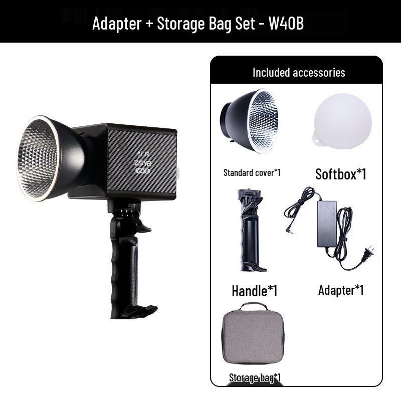 8W New Handheld COB 40W Outdoor Shooting Light for Portraits & Live Room
