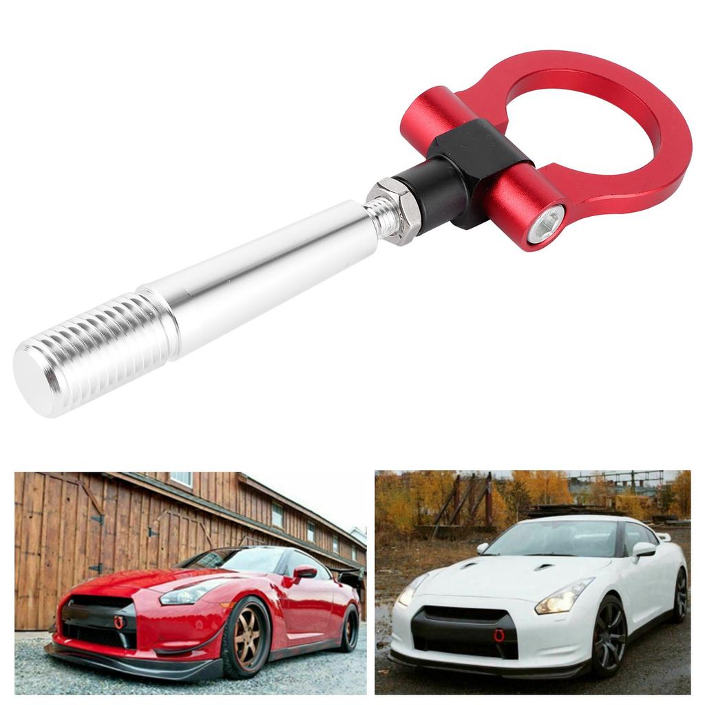 Tow Hook for JDM Style Screw on Track Racing Towing Ring Fit for Infiniti FX35/FX45/FX50 QX70Red